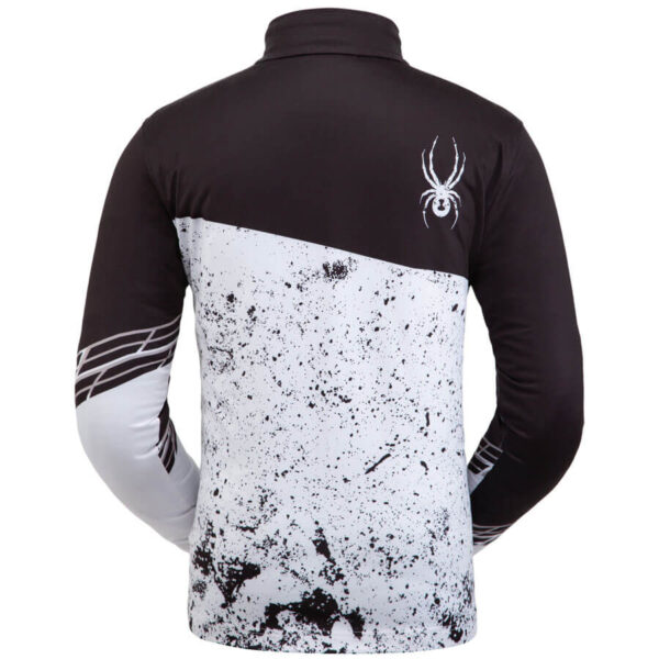 Spyder Mens Mandate First Layer Shirt - Black White2