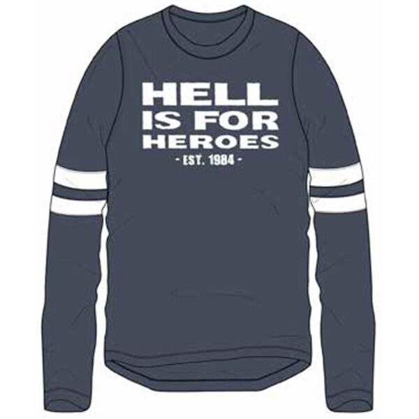 Hell is for Heroes Mens Long sleeve Shirt - Blue1