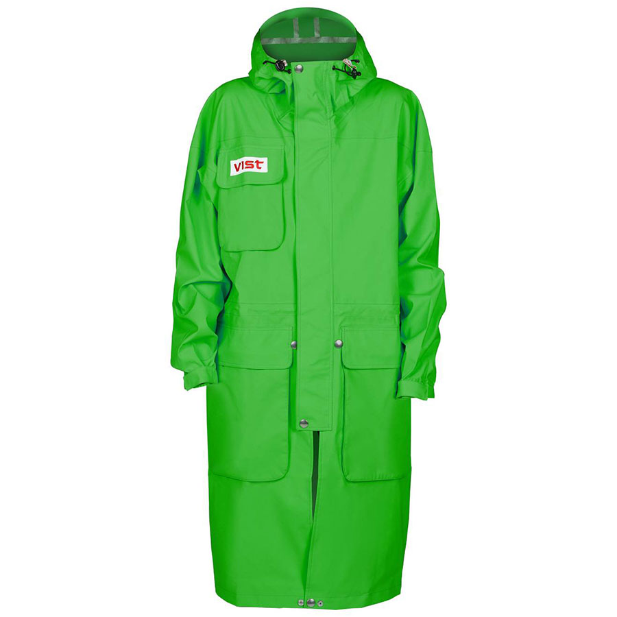 Vist Mens Training Rain Coat Extendable - Green1