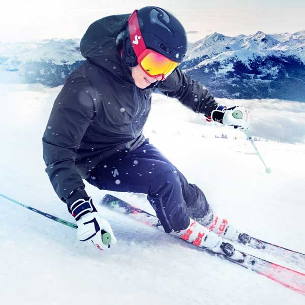 Padded ski-style gloves & Bademode Skibekleidung Skiaccessoires Farfetch Sport 