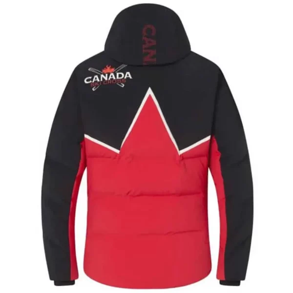 Descente Mens Canada CSX Team Hybrid Down Jacket - Electric Red Black2