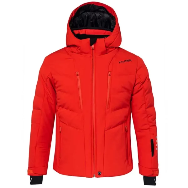 Hyra Boys Aspen Ski Jacket - Hot Red1