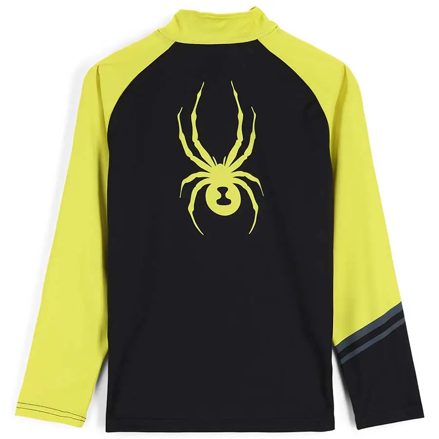 Spyder Boys Web First Layer Shirt - Black Citron2