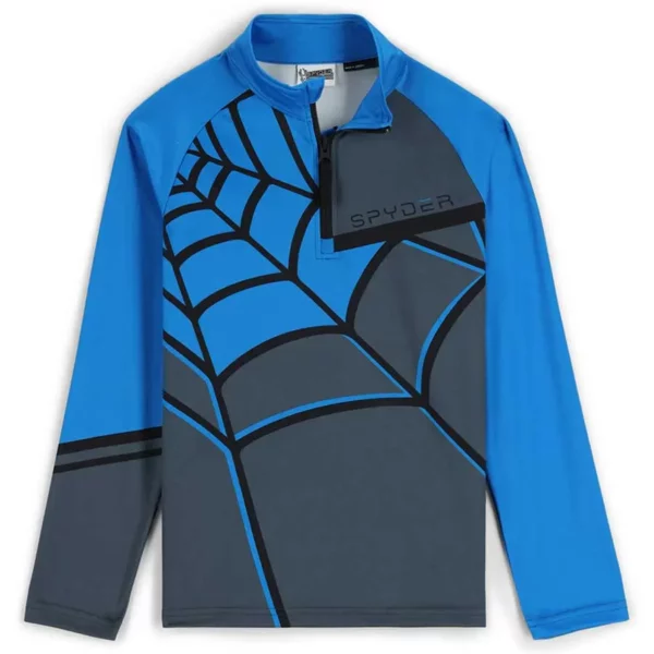 Spyder Boys Web First Layer Shirt - Ebony Colligate1
